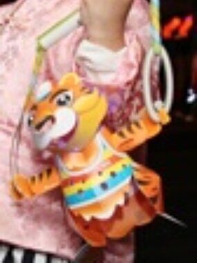 Chinese Zodiac LED Paper Lantern Kit, Tiger